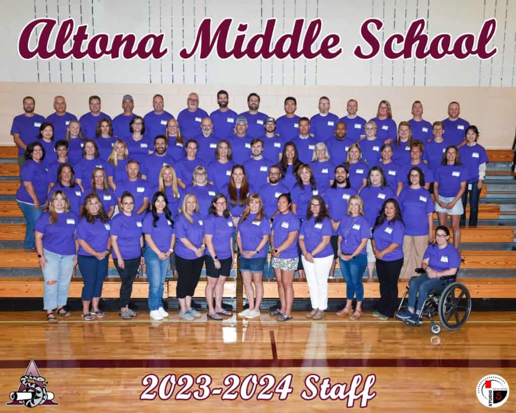 The 2023-2024 Altona Middle School Staff